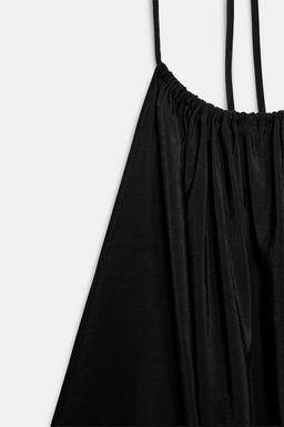 VESTIDO HALTER FLUIDO / Negro - Zara фото 7