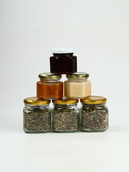 Подарочный набор новогодний С Новым Годом: крем-мёд 2 шт.?120 г, варенье 100 мл., чай 3 шт.?25 г