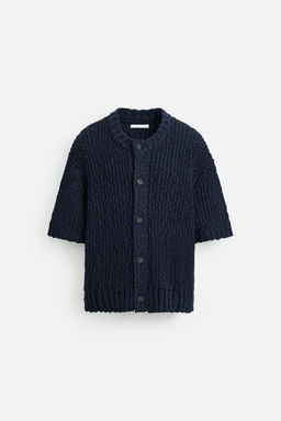 TEXTURED COTTON CARDIGAN - Zara фото 7