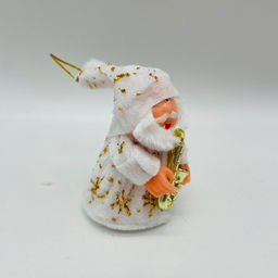 Елочная игрушка - Дед Мороз c музыкальным инстр. 9 см 12 шт в уп (арт. 6210-14) - Ип лебедев о.ю фото 3