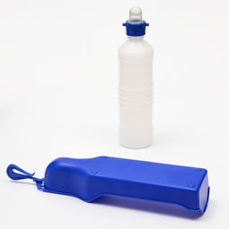 Поилка прогулочная 500 мл, синяя - Пижон фото 7