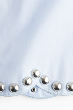 Camisa de sarga con tachuelas - H&m фото 7