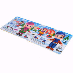 Книжка с липучками Одеваюсь по погоде 12 стр. - Буква-ленд фото 5