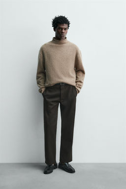 WOOL - SILK SWEATER WITH BUTTONS