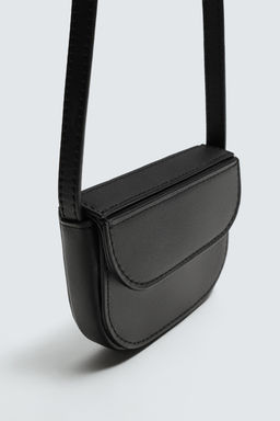 MINI LEATHER CROSSBODY BAG - Zara фото 7