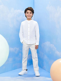 Basic Pamuklu Erkek ?ocuk Pantolon - Waikiki фото 2