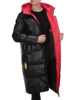 2239 BLACK Пальто женское зимнее AKIDSEFRS (200 гр. холлофайбера) - Fashion фото 8