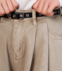 Джинсы #КТ8512 (2), бежево-серый - Dommod фото 5