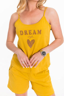 Пижама М325050Па горчичный - Елена фото 4