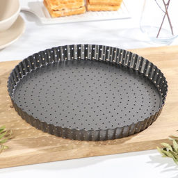 Форма для выпечки Доляна Galaxy, 28?3 см, разъёмная, перфорированная, антипригарное покрытие