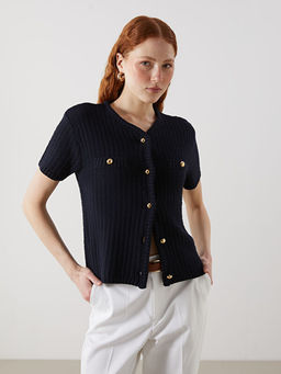 V Yaka Kad?n Triko H?rka