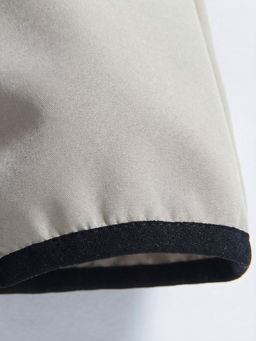 Куртка женская гибридная стёганая с капюшоном с графеновой подкладкой серого цвета 9630_1Sr