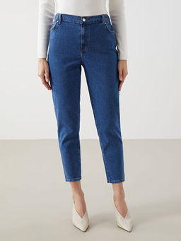 Mom Fit Kad?n Jean Pantolon