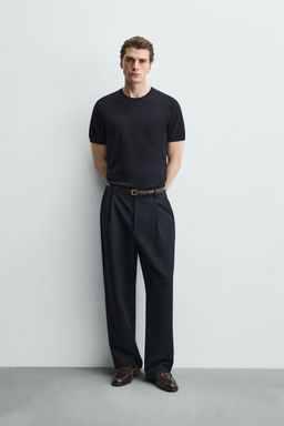 VISCOSE BLEND KNIT T-SHIRT - Zara фото 9