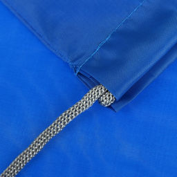 Мешок для обуви 420 х 340 мм, Calligrata Стандарт, (мягкий полиэстер, плотность 210 D), синий  фото 3