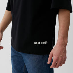 Футболка мужская MIST West, размер 48, черный