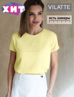 Свободная футболка с принтом из премиального хлопка с эластаном