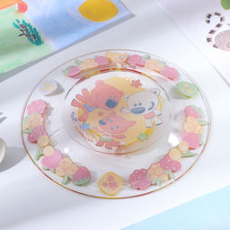 Тарелка «Ми-ми-мишки», d=19.6 см, стекло