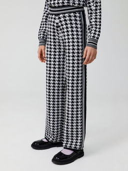 ACOOLA / Брюки детские для девочек Alda pt черно-белый  фото 3