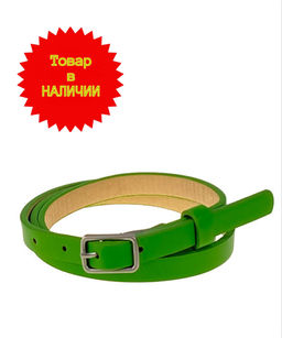 Ремень женский из искусственной кожи, цвет ярко зеленый Ремень женский из искусственной кожи, цвет ярко зеленый