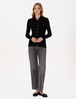 Siyah Slim Fit Triko H_rka - Pierre cardin фото 4