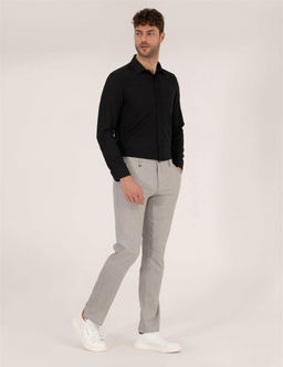 Siyah Slim Fit Oxford G_mlek - Pierre cardin фото 4