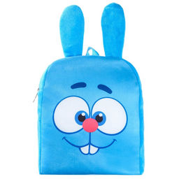 Рюкзак плюшевый с карманом, 25,5 х 33 х 11 см Крош, Смешарики  фото 2