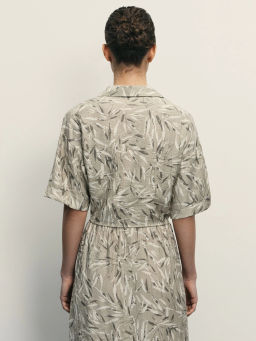 Блузка из вискозы с завязками / Zarina фото 5