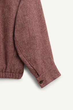 LIMITED EDITION WOOL HERRINGBONE JACKET - Zara фото 9