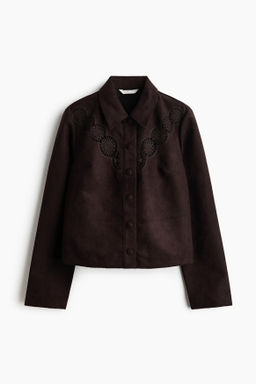 Chaqueta con detalles bordados