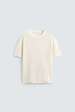 VISCOSE BLEND KNIT T-SHIRT - Zara фото 7