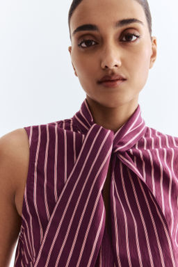 Blusa con lazada - H&m фото 3