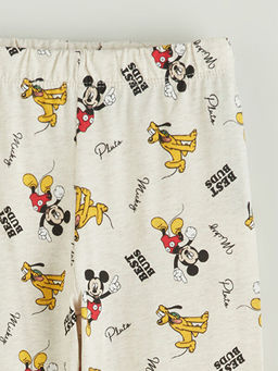 Beli Lastikli Mickey Mouse Bask?l? Erkek ?ocuk Pijama Alt