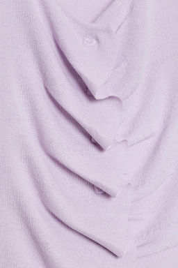 TOP PUNTO FRUNCES / Lila claro