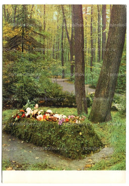 Открытка Музей-усадьба Ясная Поляна. Могила Л.Н.Толстого