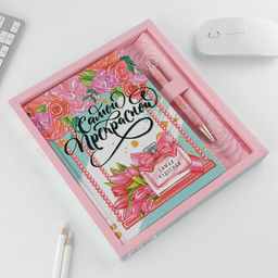 Подарочный набор «8 марта: Самой прекрасной»: ежедневник 80 листов и ручка