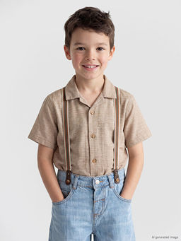 Resort Yaka Erkek ?ocuk G?mlek