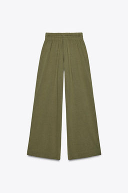 WIDE-LEG TROUSERS - Zara фото 24