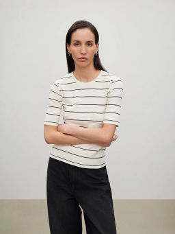 Футболка с удлиненным рукавом - Emka фото 2