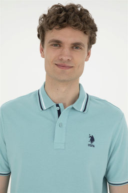 U. S. Polo Assn / Мужская мятная базовая футболка - U.s. polo assn фото 2