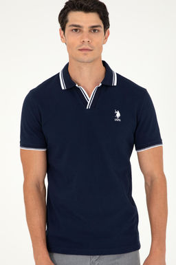 Мужская темно-синяя футболка Неожиданная скидка в корзине - U.s. polo assn фото 3
