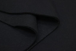 Футер 3-х нит. начес цв.Черный, ш.1.8м, Пенье, хлопок-65% п/э-35%, 350гр/м.кв - Купава фото 4