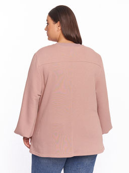 Свитшот с объемными рукавами SV01502PIN40 - Артесса фото 6