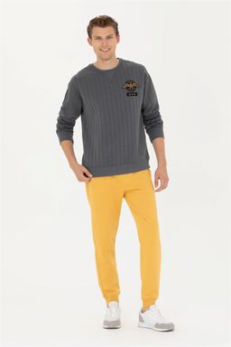 Мужской свитшот антрацитового цвета - U.s. polo assn фото 4