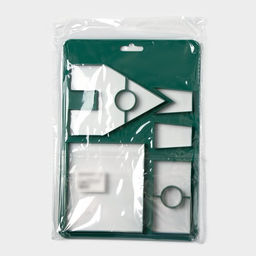 Цена за 2 шт. Форма для печенья новогодняя Доляна Пряничный домик, пластик, 28?19 см, зелёная