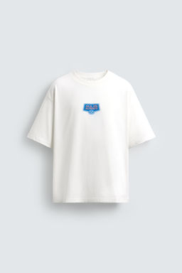 CONTRAST PRINT T-SHIRT