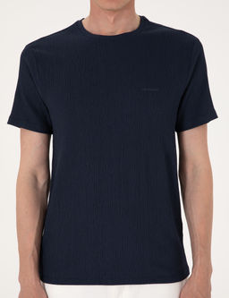 Lacivert Slim Fit Ti__rt