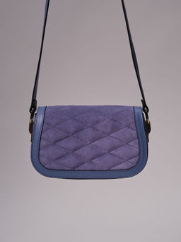 Сумка замшевая Deboro 30791 сиреневый закат