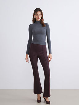 Ekstra Dar Fit ?spanyol Pa?a Kad?n Pantolon