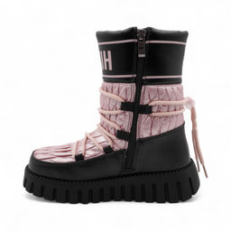 Дутики А5050-13 розовые - BONCY фото 3